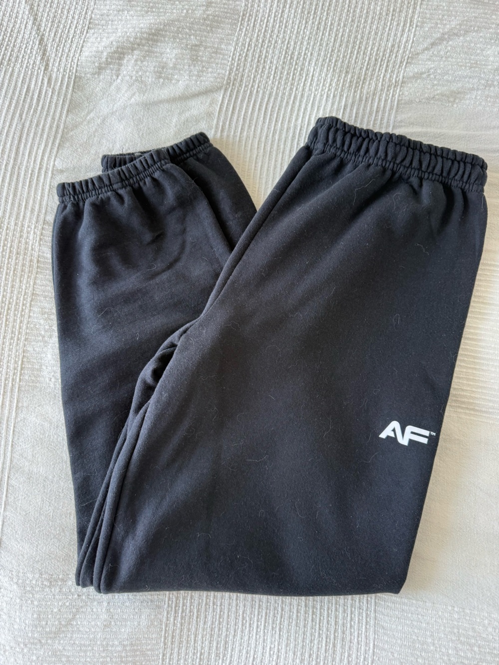 Men's Black Cargo Jogger Pants with Elastic Ankles